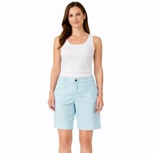 Old Navy Light Blue Utility Bermuda Shorts – Size 10